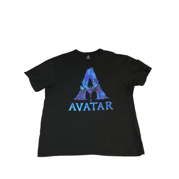 Avatar Movie Men’s 2X XXL Black T-Shirt Pandora James Cameron Disney Unisex - Picture 1 of 3